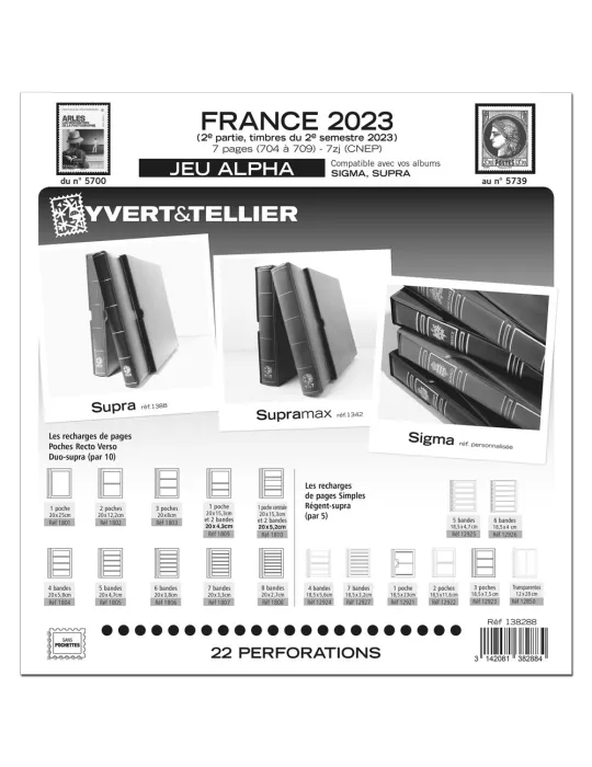 FRANCE ALPHA : 2023 - 2E SEMESTRE (JEUX SANS POCHETTES)