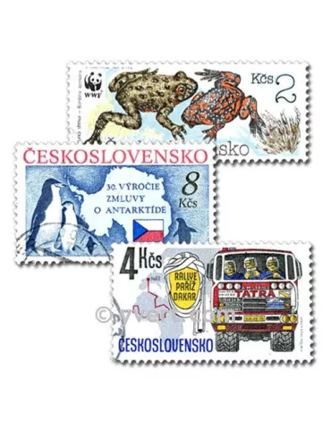 TCHECOSLOVAQUIE : pochette de 2000 timbres (Oblitérés)