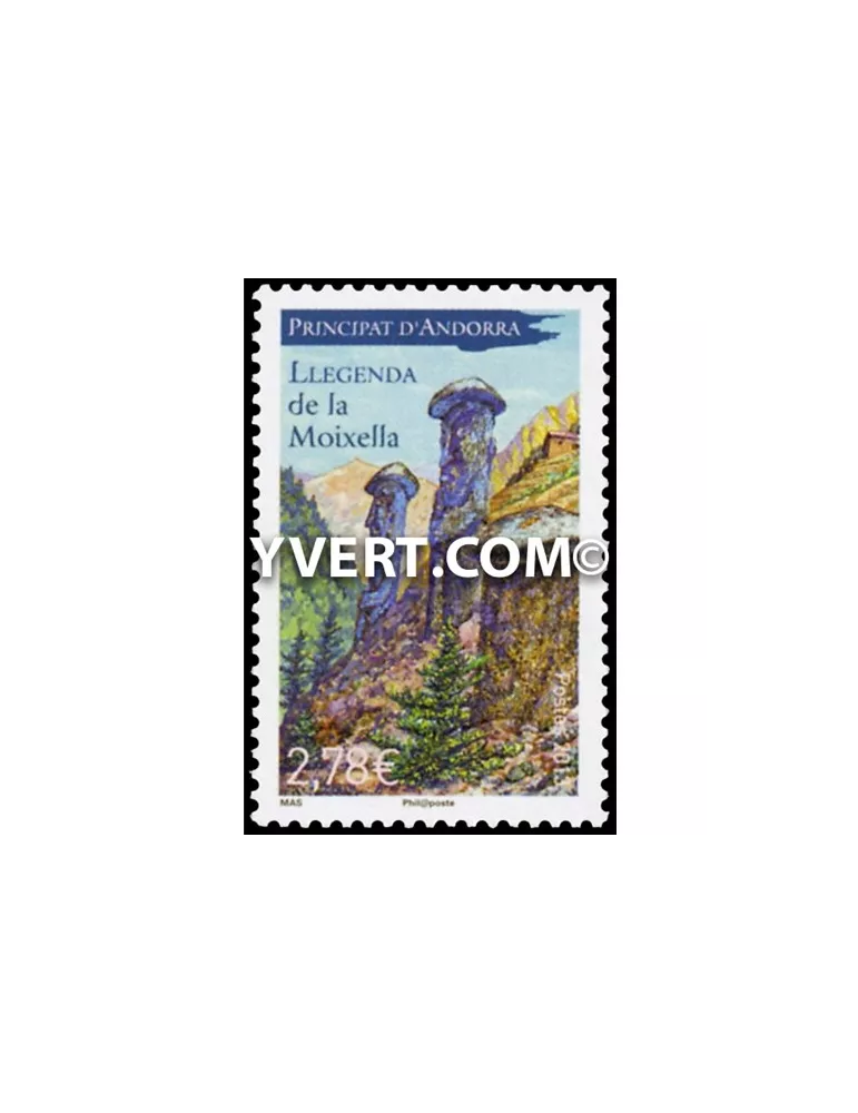 n° 734 - Timbre Andorre Poste