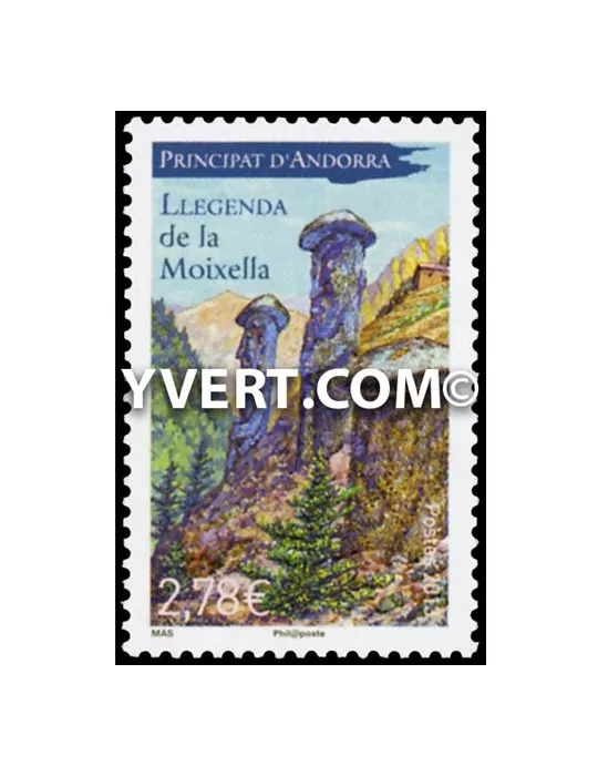 n° 734 - Timbre Andorre Poste