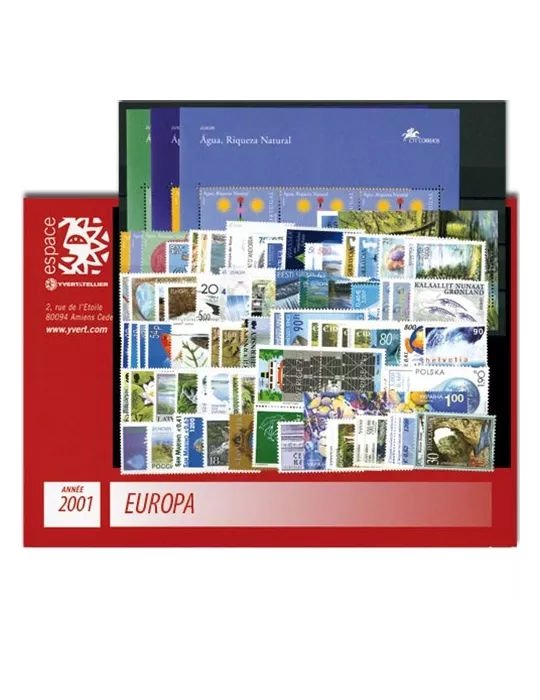2001** - Année complète neuf EUROPA