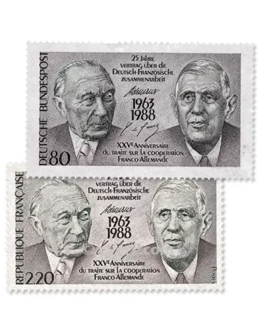 1988 - Émission commune-France-Allemagne