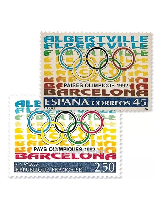 1992 - Émission commune-France-Espagne-(pochette)