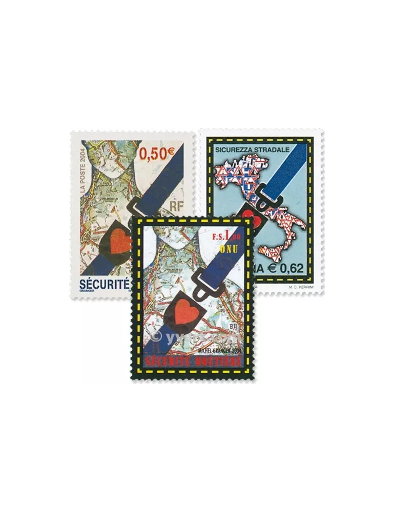2004 - Émission commune-France-Italie-Nations-Unies