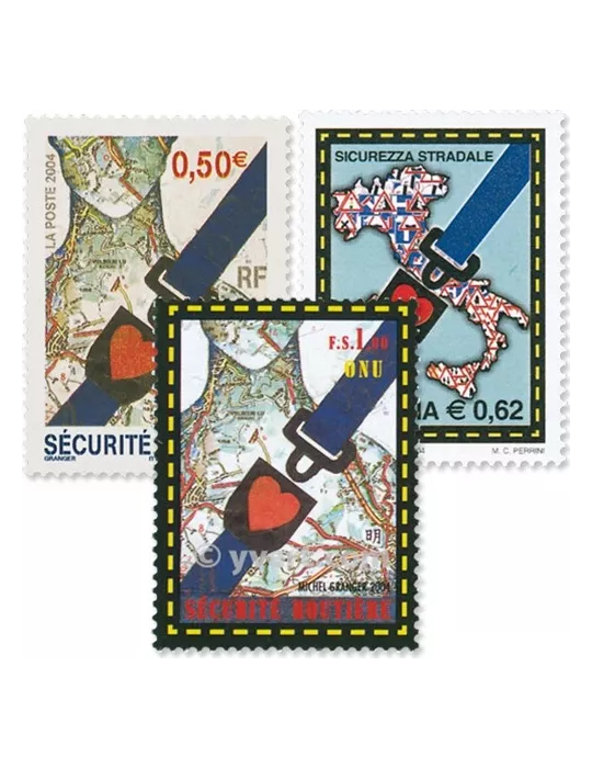 2004 - Émission commune-France-Italie-Nations-Unies