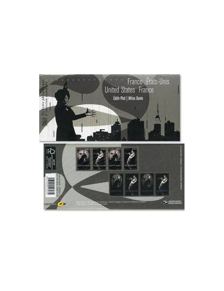 2012 - Émission commune-France-USA-(pochette)