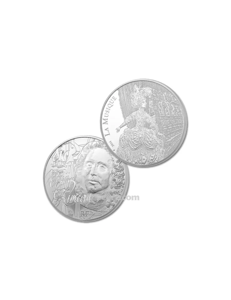 10 EUROS ARGENT - FRANCE - RAMEAU