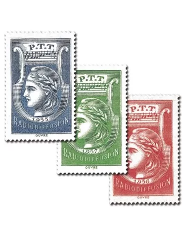 n° 1/3 - Timbre France Radiodiffusion