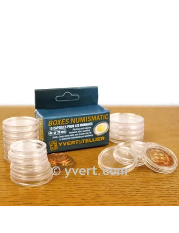CAPSULES : 19 mm - POUR 2 CENT 2