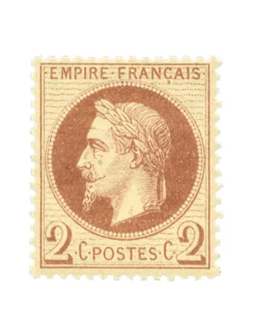 n° 26B obl. - Napoléon III (Empire lauré)