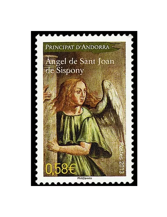 n° 747 -Timbre Andorre Poste