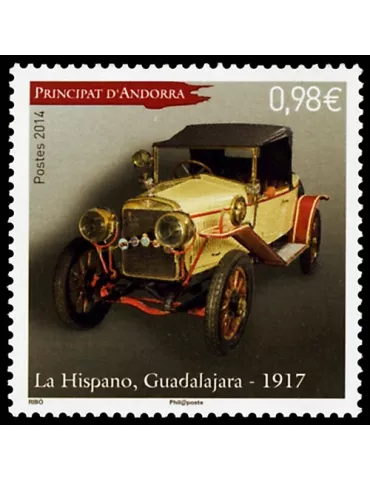 n° 750 -Timbre Andorre Poste