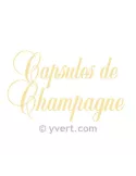 Signette CAPSULE DE CHAMPAGNE VERSION OR