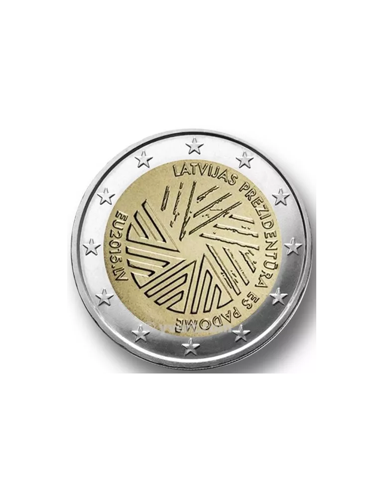 2 EURO COMMEMORATIVE 2015 : LETTONIE (Présidence lettonne du Conseil de l'Union européenne)