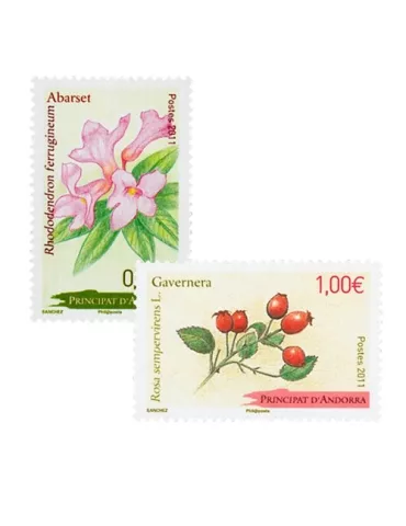 n° 713/714 - Timbre Andorre Poste