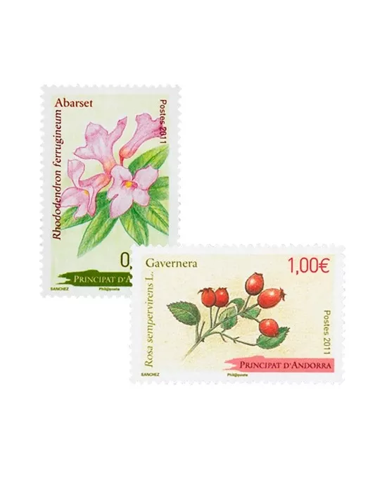 n° 713/714 - Timbre Andorre Poste