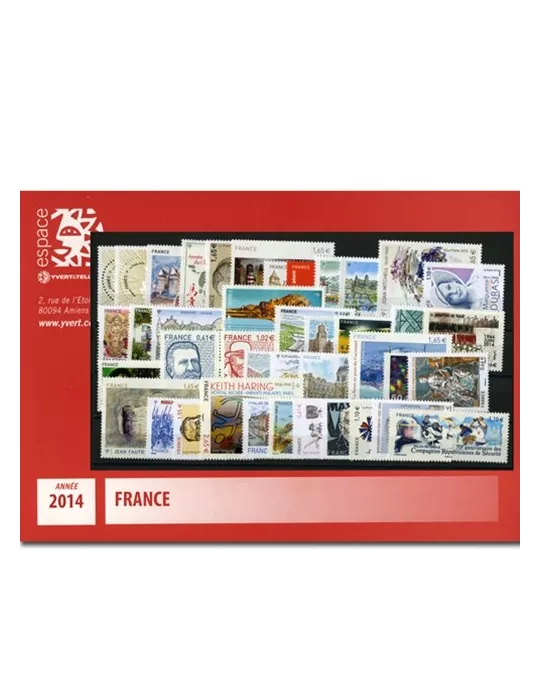 n° 4832/4922 - Timbre France Année complète (2014)
