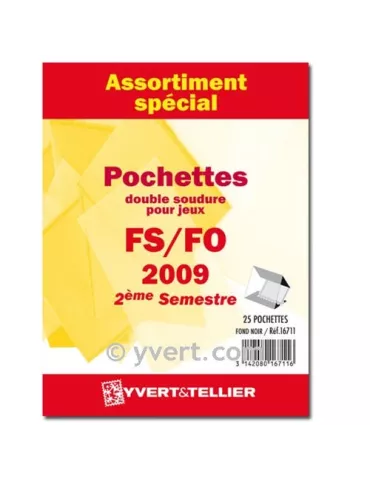 Assortiment de pochettes (double soudure) : 2009-2nd semestre