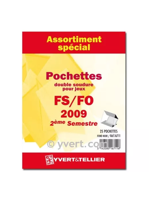 Assortiment de pochettes (double soudure) : 2009-2nd semestre