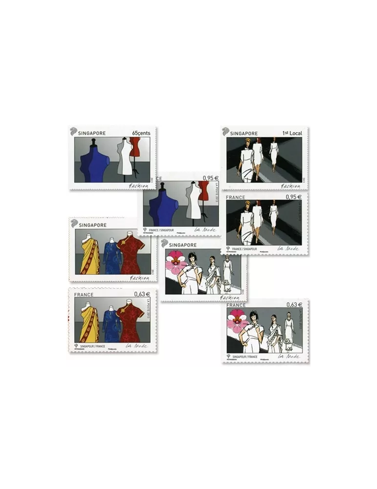 2013 - Émission commune-France-Singapour