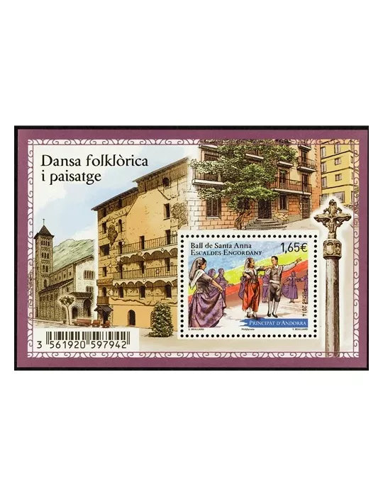 n° F757 - Timbre Andorre Poste