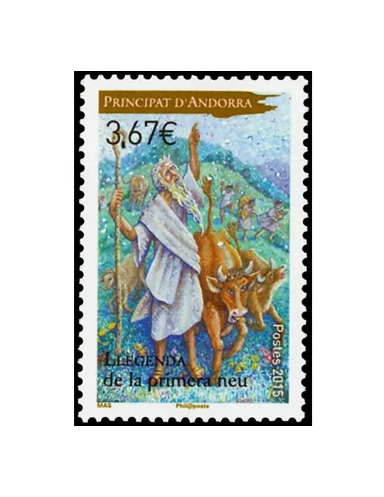 n° 764 - Timbre Andorre Poste