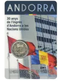 BU : 2 EURO COMMEMORATIVE 2023 : ANDORRE (30 ans de l'entrée à l'ONU)