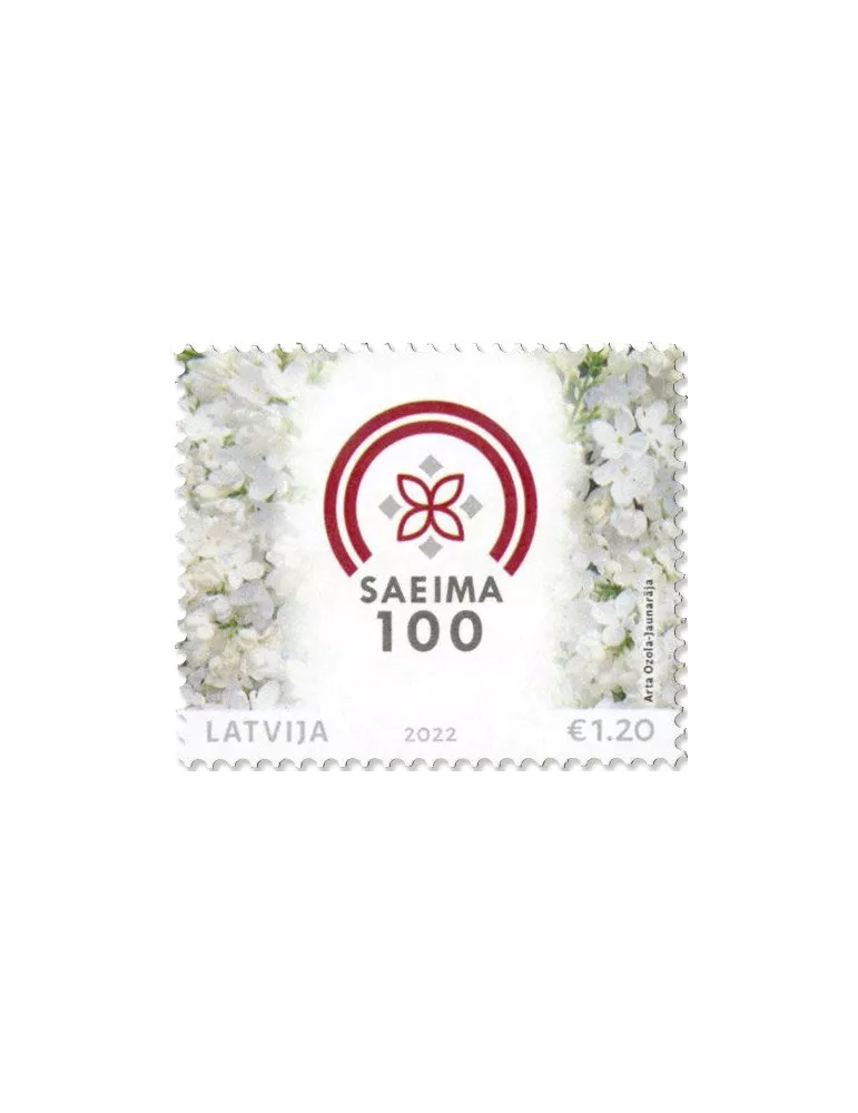 n° 1151 - Timbre LETTONIE Poste