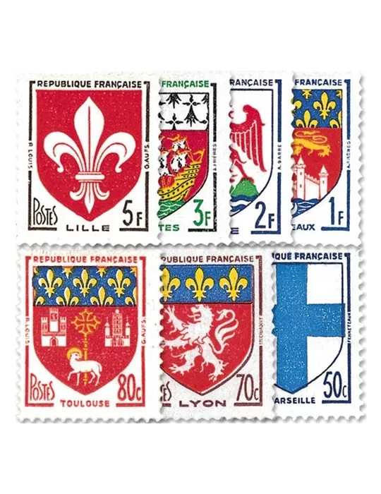 n° 1180/1186 - Timbre France Poste