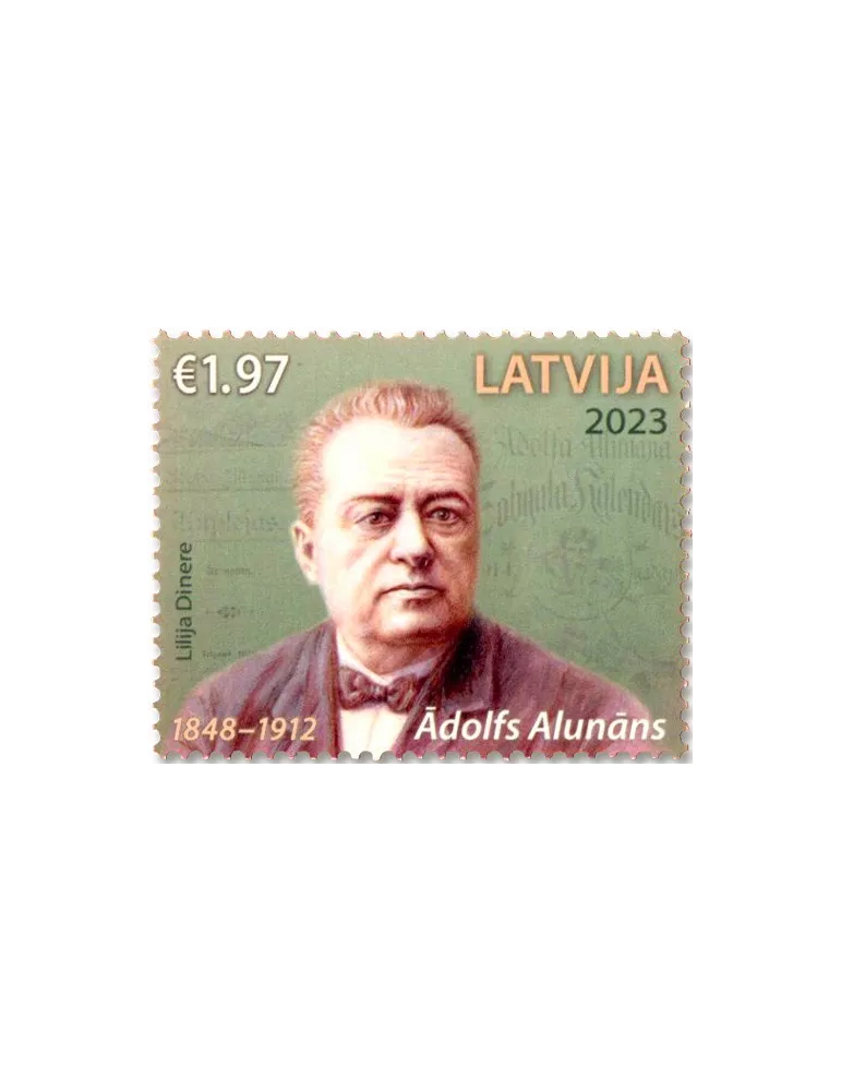 n° 1181 - Timbre LETTONIE Poste