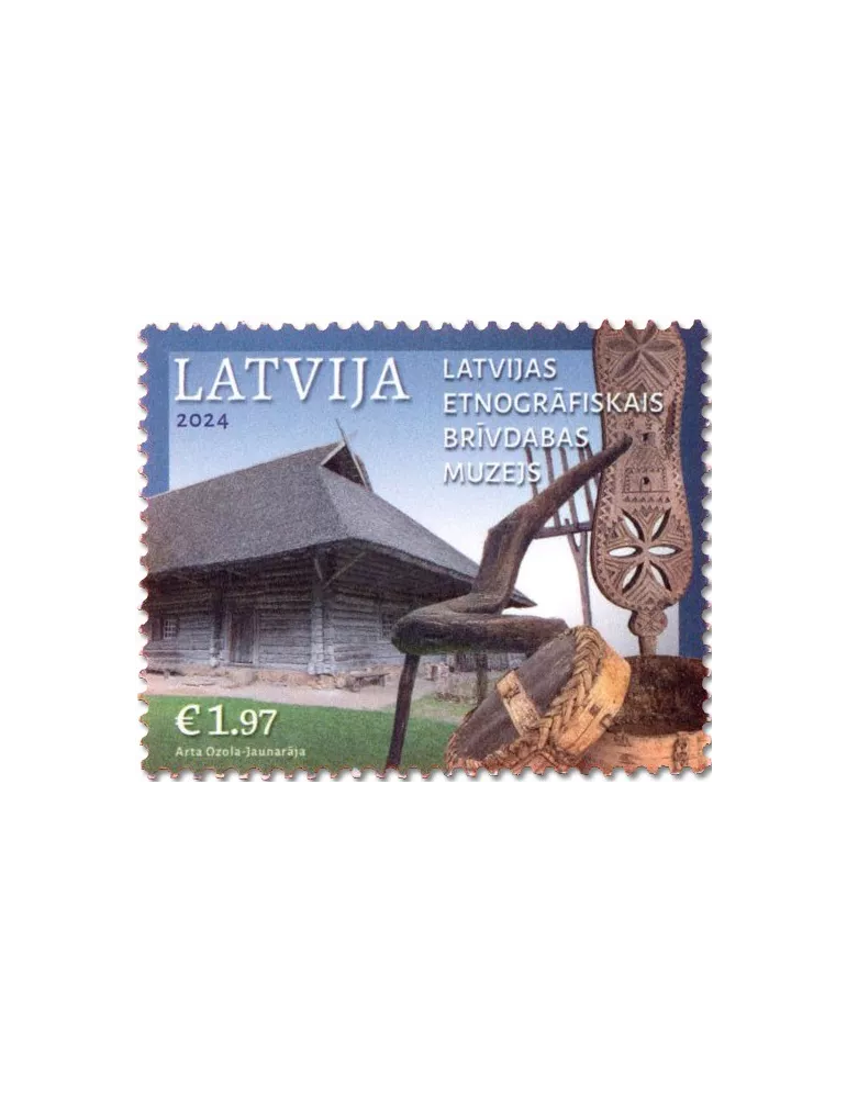 n° 1196 - Timbre LETTONIE Poste