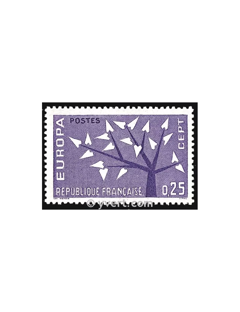 n° 1358 - Timbre France Poste