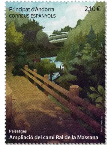 n° 531 - Timbre ANDORRE ESPAGNOL Poste