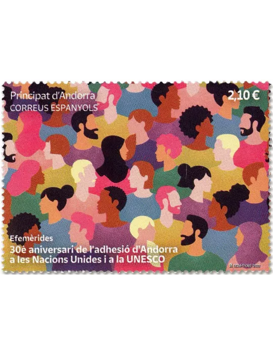 n° 532 - Timbre ANDORRE ESPAGNOL Poste