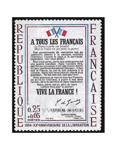 n° 1408 - Timbre France Poste