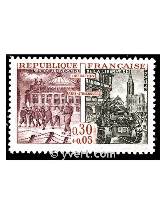 n° 1410 - Timbre France Poste