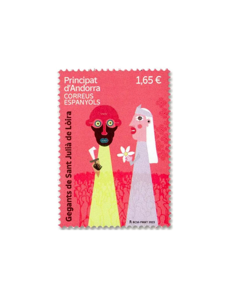 n° 537 - Timbre ANDORRE ESPAGNOL Poste