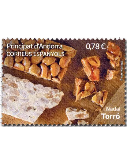 n° 539 - Timbre ANDORRE ESPAGNOL Poste