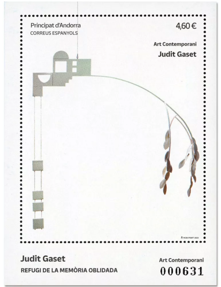 n° F527 - Timbre ANDORRE ESPAGNOL Poste