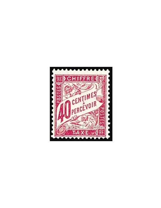 n° 35 - Timbre France Taxe