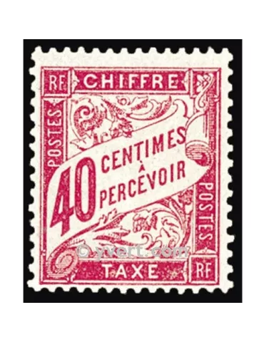 n° 35 - Timbre France Taxe 2