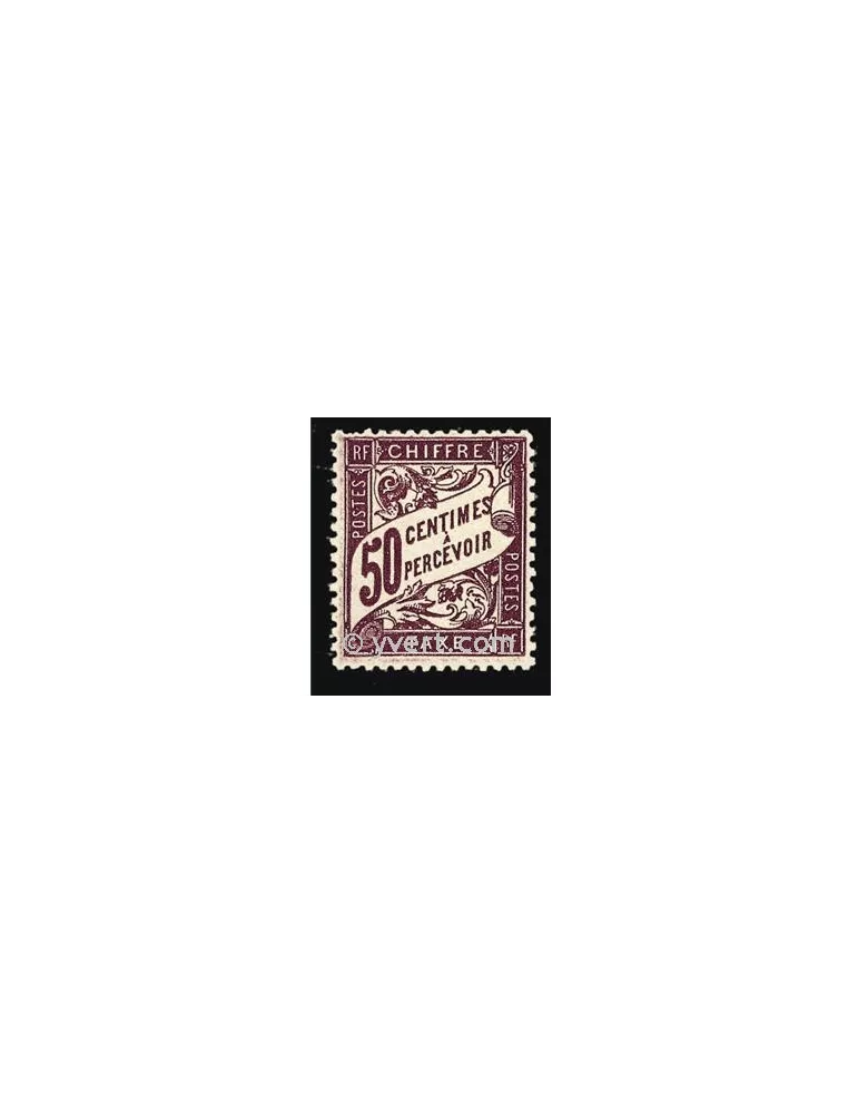 n° 37 - Timbre France Taxe