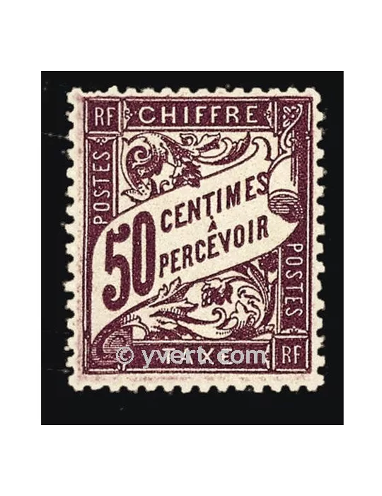 n° 37 - Timbre France Taxe
