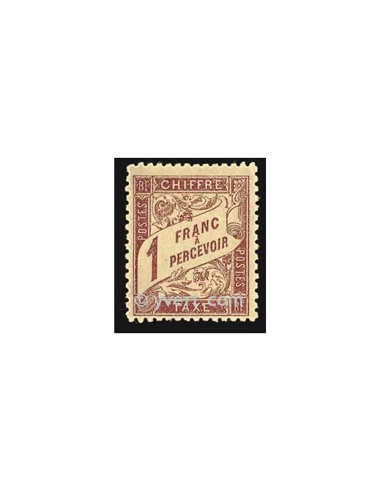 n° 40 - Timbre France Taxe