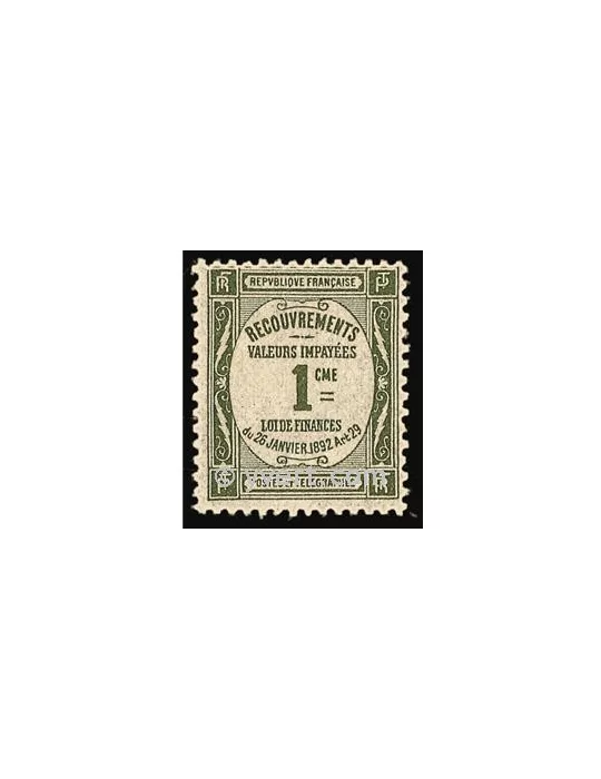 n° 43 - Timbre France Taxe