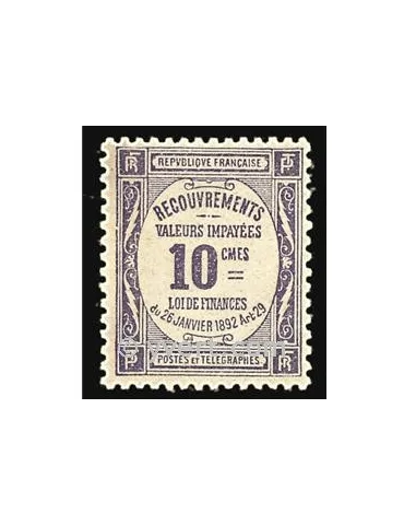 n° 44 - Timbre France Taxe