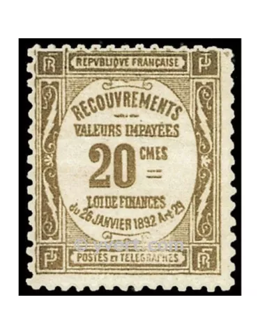 n° 45 - Timbre France Taxe 2