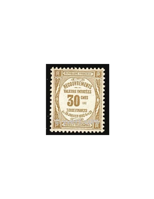 n° 46 - Timbre France Taxe
