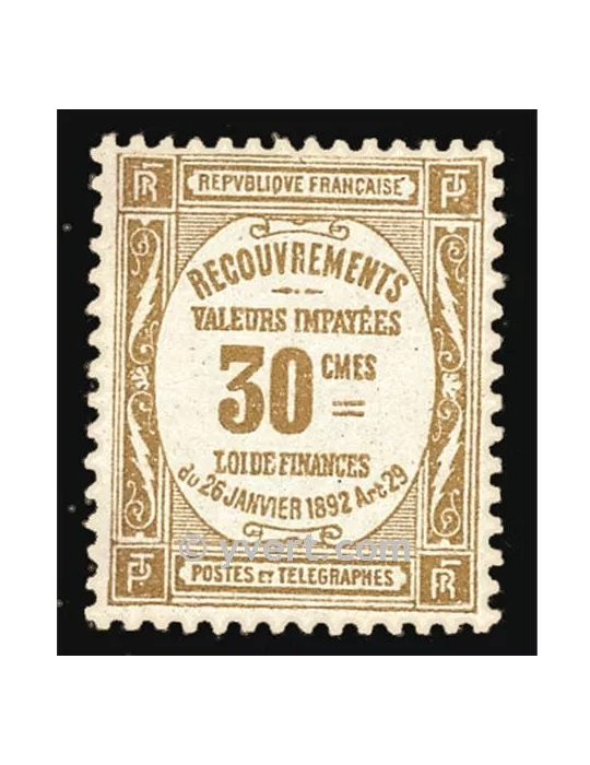 n° 46 - Timbre France Taxe