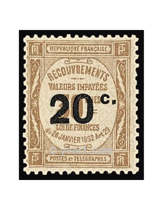 n° 49 - Timbre France Taxe